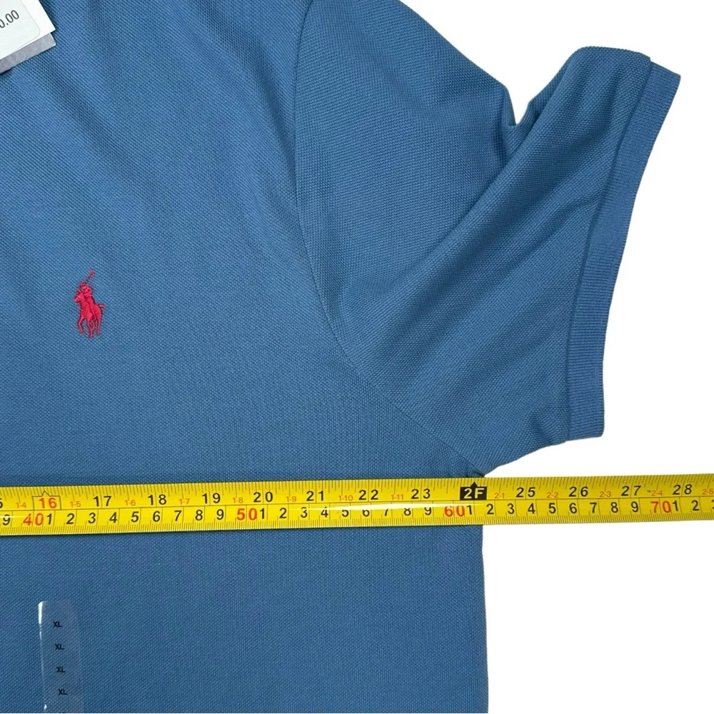 NWT Polo Ralph Lauren Custom Slim Fit Pastel Blue 100% Cotton Size XL Retail 110